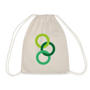 Ring Design - Drawstring Bag - nature - Front