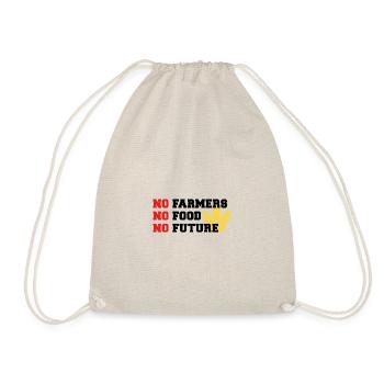 No Farmers No Food No Future - Turnbeutel - Natur - Vorne