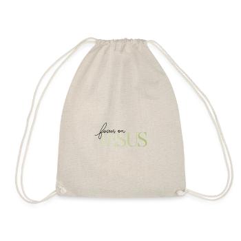 focus on Jesus - Turnbeutel - Natur - Vorne