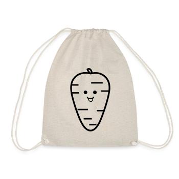 Carotte - Sac de sport léger - nature - Devant