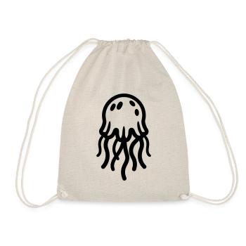 Jellyfish - Drawstring Bag - nature - Front