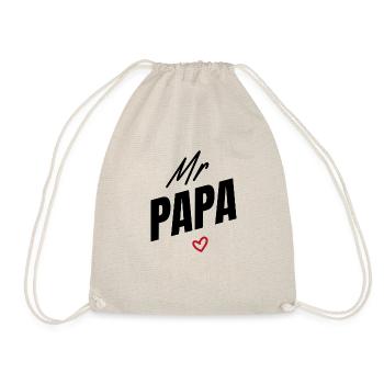Mr Papa - cadeau pour les papa - Sac de sport léger - nature - Devant