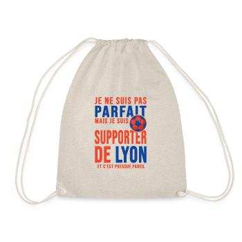 supporter football Lyon Humour foot Club Lyonnais - Sac de sport léger - nature - Devant