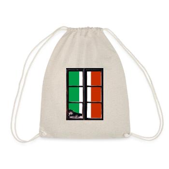 Drapeau de l’Italie Drapeau italien Vintage Look vieilli - Sac de sport léger - nature - Devant
