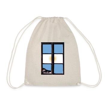 Argentina Flag South America Argentine Flag - Drawstring Bag - nature - Front