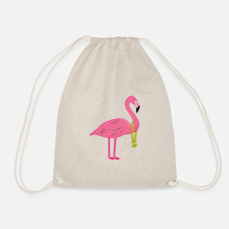 Ghetto Flamingo - Turnbeutel - Natur