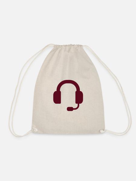 HEADPHONE! - Turnbeutel - Natur