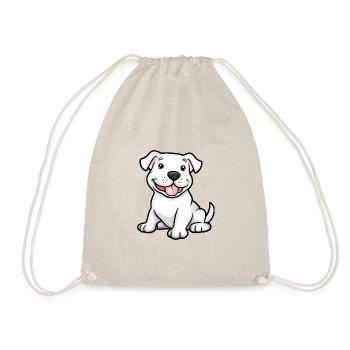 Dogue Argentino Chien Bande Dessinée Bébé - Sac de sport léger - nature - Devant