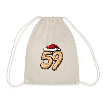 59 Nombre Noël - Sac de sport léger - nature - Devant