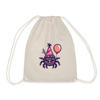 Tarentule Anniversaire Bébé - Sac de sport léger - nature - Devant