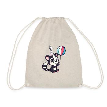 Skunk Birthday Baby - Drawstring Bag - nature - Front