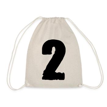 Maillot numéro 2 - Sac de sport léger - nature - Devant