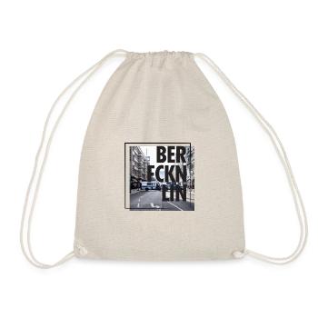 BER.FCKN.LIN square - Turnbeutel - Natur - Vorne