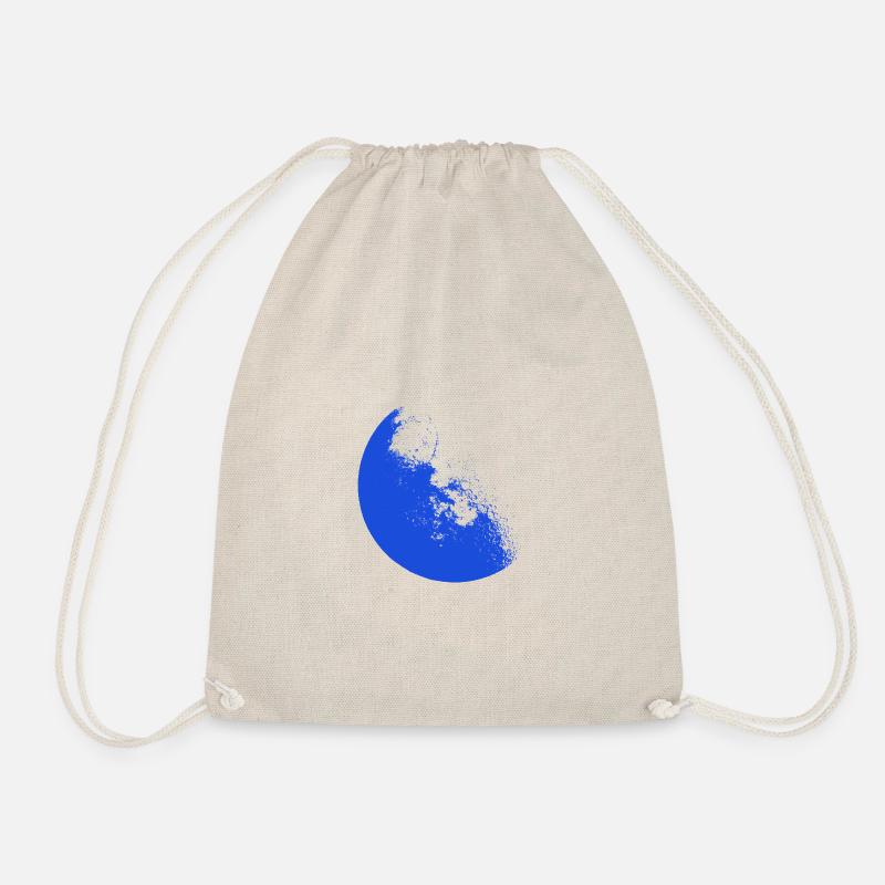 Moon Blue - Drawstring Bag - nature
