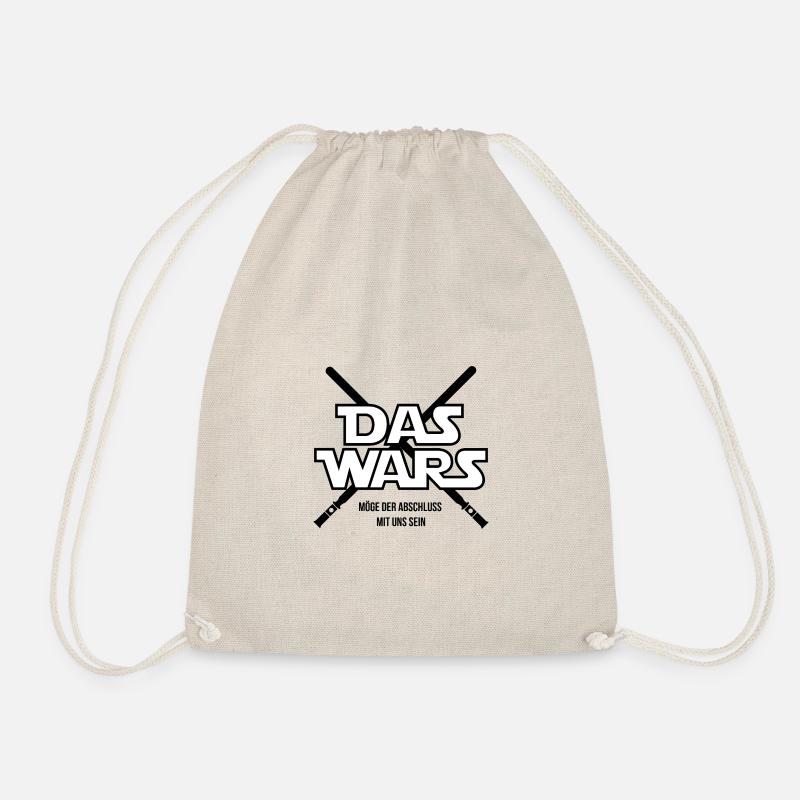 Das Wars Hoodie Abschluss Geschenk Geschenkidee - Turnbeutel - Natur