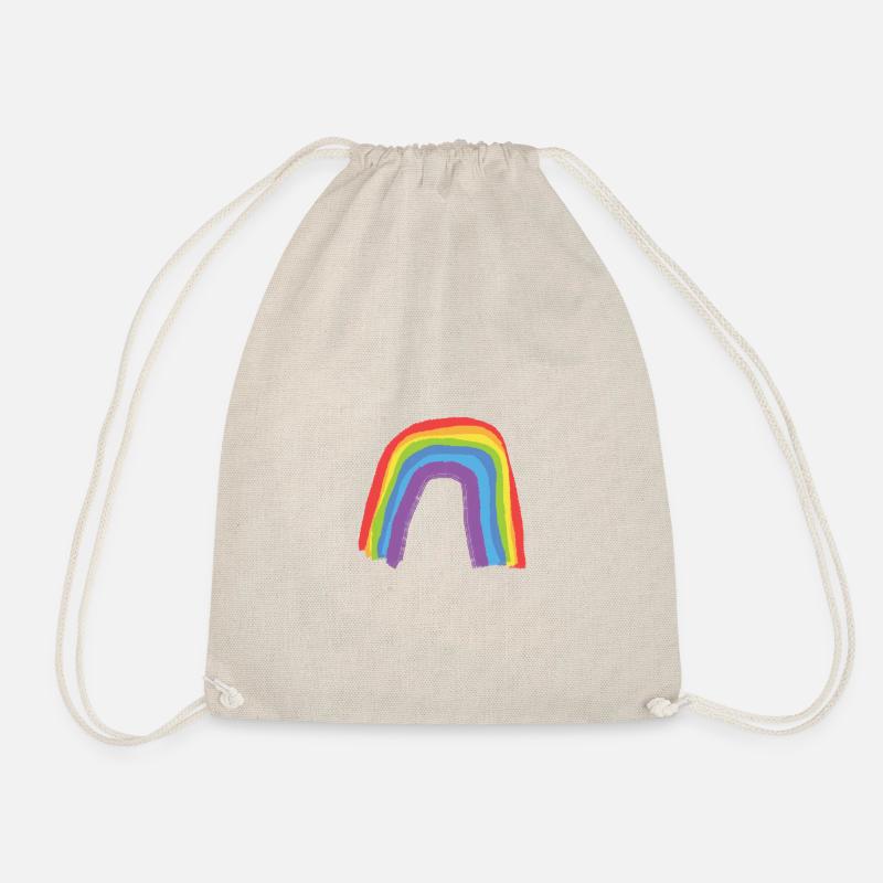 rainbow - Drawstring Bag - nature