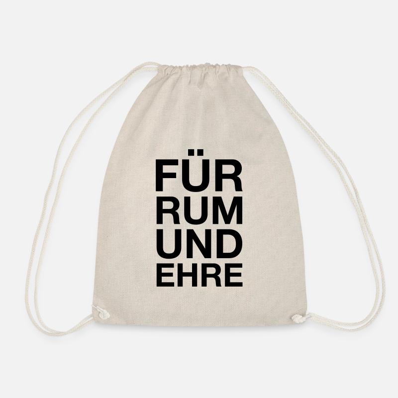 Für Rum und Ehre - Turnbeutel - Natur