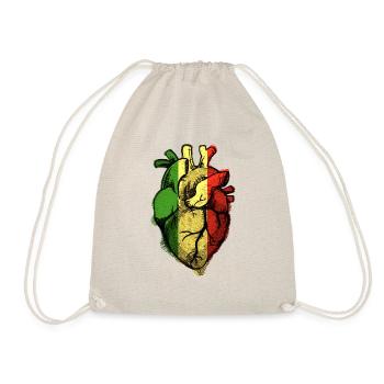 Drapeau du Cœur du Mali Gratuit - Montrer de l’amour pour le Mali - Sac de sport léger - nature - Devant