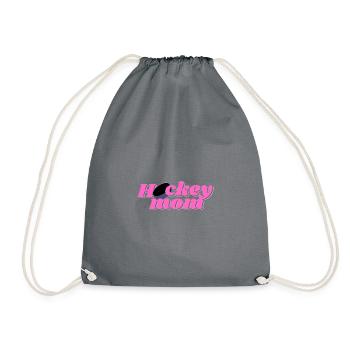Hockey Mama - Turnbeutel - Grau - Vorne
