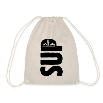 SUP Stand up paddling - Life is better on a board - Turnbeutel - Natur - Vorne