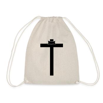 Cross of Jesus - Drawstring Bag - nature - Front
