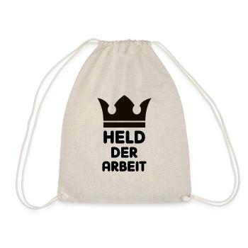 Held der Arbeit - Turnbeutel - Natur - Vorne