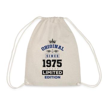 1975 limited edition Geburtstag - Turnbeutel - Natur - Vorne