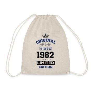 1982 limited edition birthday - Drawstring Bag - nature - Front