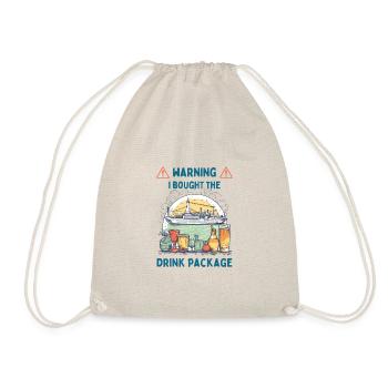 J’ai acheté le paquet de boissons - Sac de sport léger - nature - Devant
