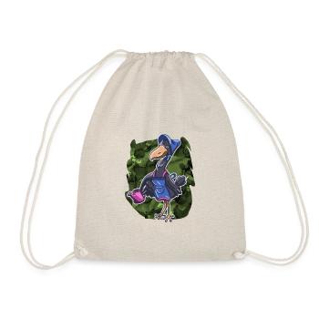 Shoebill Bird Ornithologist Forest I Gift - Drawstring Bag - nature - Front
