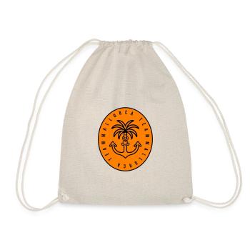Mallorca Team Anker Palme Herz - Turnbeutel - Natur - Vorne