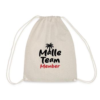 Malle Team Member Mallorca - Drawstring Bag - nature - Front