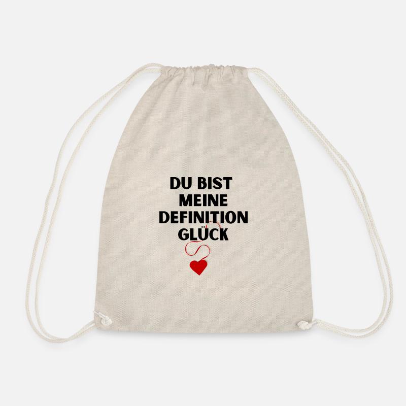 Ich liebe dich - Turnbeutel - Natur