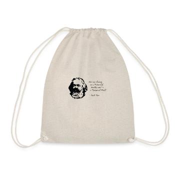 Karl Marx - I'm a Material Girl - Turnbeutel - Natur - Vorne