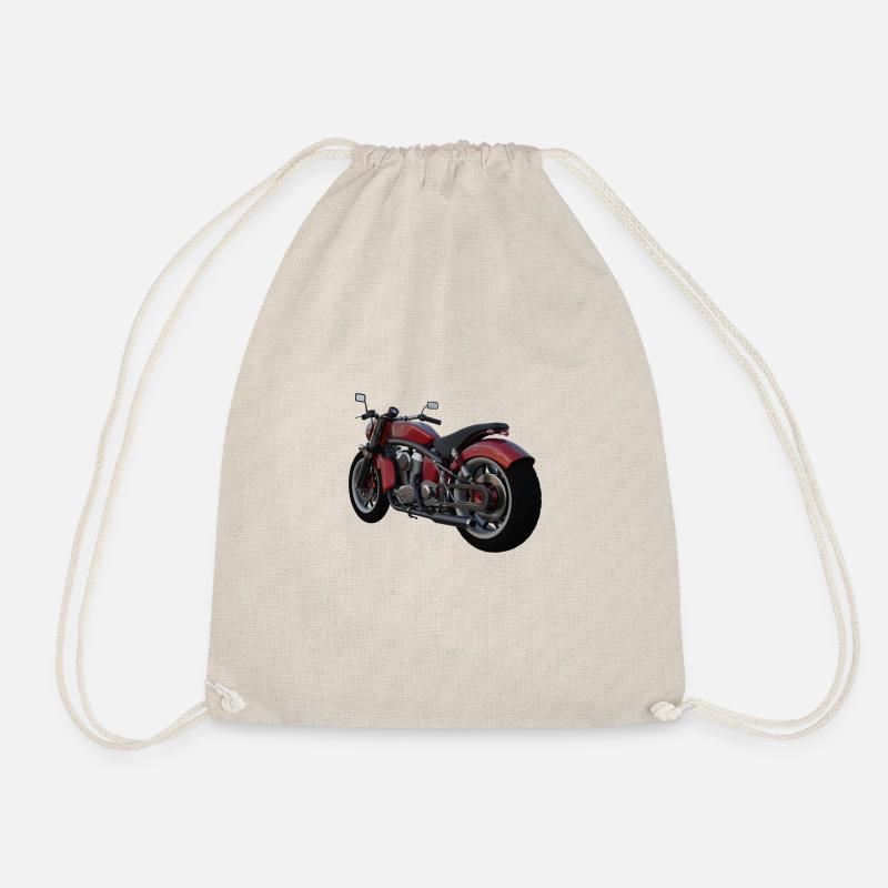 motorcycle - Drawstring Bag - nature