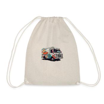 Graffiti truck street art - Drawstring Bag - nature - Front