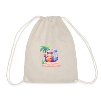 Wurm Summer Holiday - Drawstring Bag - nature - Front