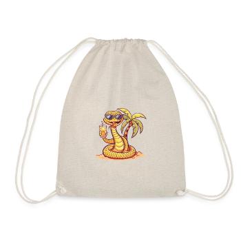 Serpent Cobra Plage d’été Bande dessinée - Sac de sport léger - nature - Devant