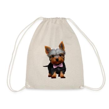 Propriétaire de chien Yorkshire Terrier chiot - Sac de sport léger - nature - Devant
