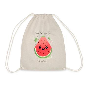 youre one in a melon - Turnbeutel - Natur - Vorne