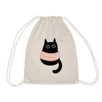 Le chat - Sac de sport léger - nature - Devant
