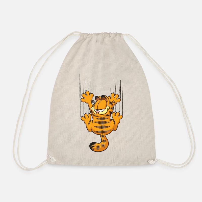 Garfield Scratch - Drawstring Bag - nature