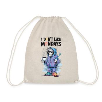 Monday grouches with coffee - Drawstring Bag - nature - Front
