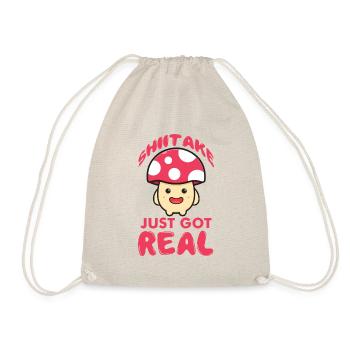 Mushroom pickers and mushroom friends - Drawstring Bag - nature - Front