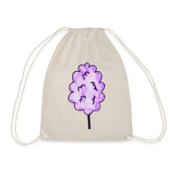 Barbe à papa violet - Sac de sport léger - nature - Devant