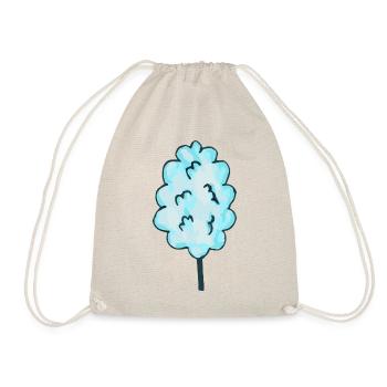 Barbe à papa violet - Sac de sport léger - nature - Devant