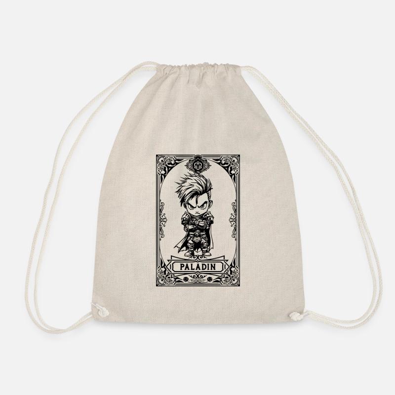 Paladin RPG Tarotkarte Chibi - Turnbeutel - Natur