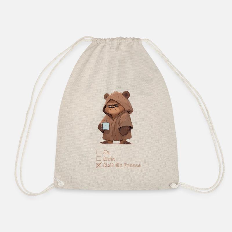 Grumpy Bear - multiple choice - Turnbeutel - Natur