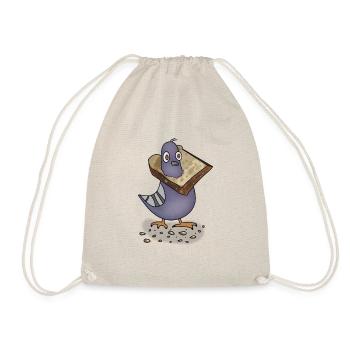 Pigeon in toast - Drawstring Bag - nature - Front
