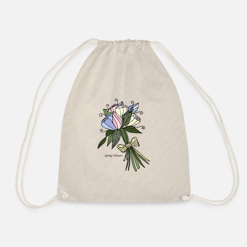Spring flowers - Drawstring Bag - nature